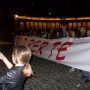 lo striscione voluto da teresanna