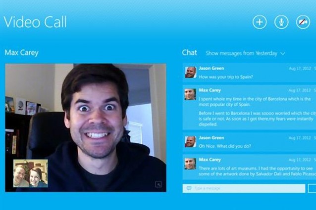 Skype for Metro: le prime immagini dell'applicazione destinata a Windows 8.