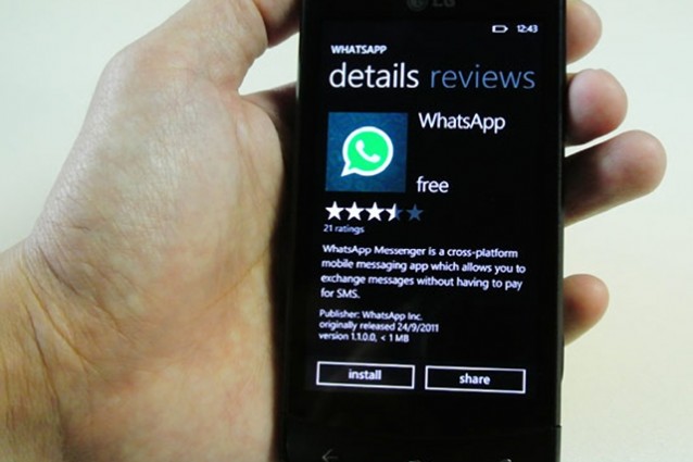 WhatsApp per Windows Phone si aggiorna implementando nuove funzioni e correggendo alcuni errori.