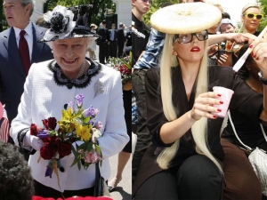 Lady Gaga dalla Regina Elisabetta