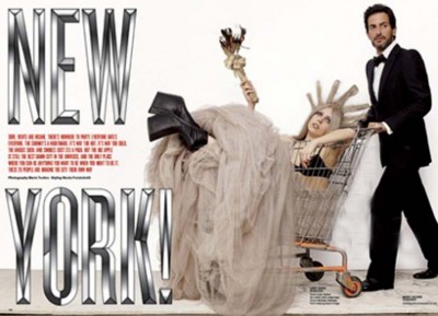 Lady Gaga per V Magazine è come la Statua della Libertà
