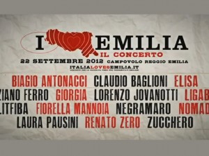 Italia Loves Emilia: io ci sarò (VIDEO).