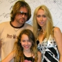 Miley Cyrus con mamma e papà