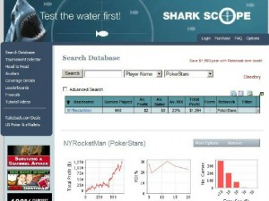 Sharkscope, tutto sullo squalo del poker online.