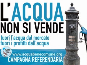 Acqua bene comune per Luigi De Magistris: presentata la nuova delibera del Comune di Napoli.