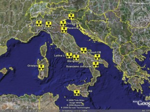 Italia radioattiva, la mappa del nucleare nel Bel Paese.