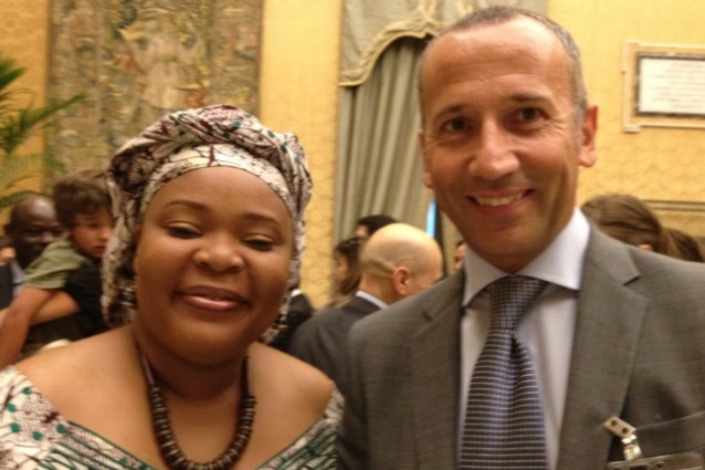 Ho incontrato Leymah Gbowee, premio Nobel per la pace 2011.