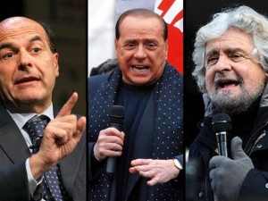 Sondaggi elettorali: Berlusconi cresce, Grillo scende. Centrosinistra al 38%.