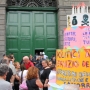 protesta comitati a palazzo san giacomo