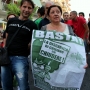 Manifestanti anti discarica a Chiaiano