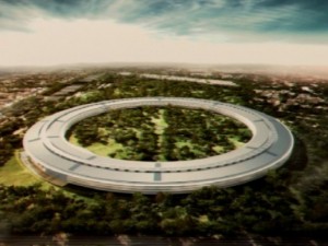 Nuova sede Apple, un disco volante atterra a Cupertino.
