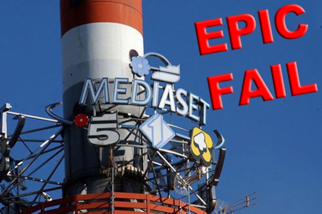 Epic Fail, Mediaset perde il suo dominio .com.