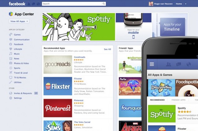 Facebook App Center, arriva lo store per app e giochi.