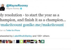 Twitter, bannata la pubblicità Nike con i tweet di Wayne Rooney.