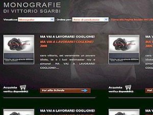 Anonymous attacca il sito di Vittorio Sgarbi.