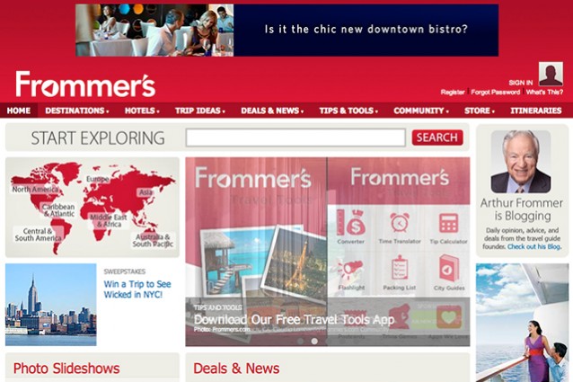 Google acquisisce Frommer e si espande nel settore turistico.