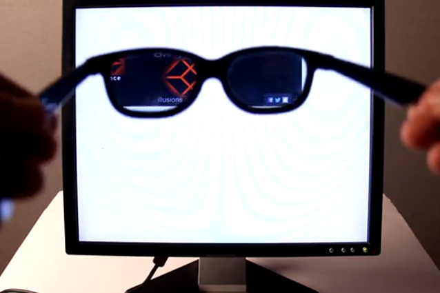 Come rendere un monitor 'segreto' grazie agli effetti ottici [VIDEO].