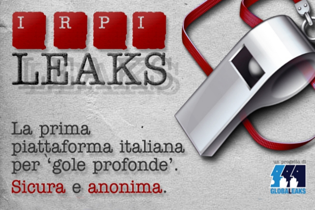 Nasce IRPILEAKS, la Wikileaks tutta italiana per segnalare gli abusi anonimamente.