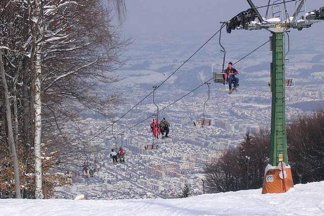 Sciare a Maribor in Slovenia, nella capitale europea della cultura 2012.