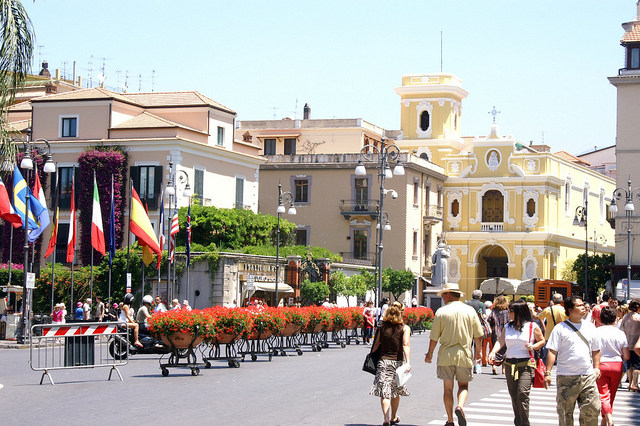 Piazza Tasso a Sorrento
