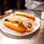 Hot dog in strada