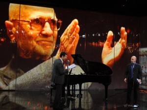 Vieni via con me: l'addio a Mario Monicelli di Fazio e Saviano, video.