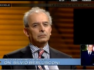L'Infedele: Silvio Berlusconi telefona in studio e insulta Gad Lerner, il video.