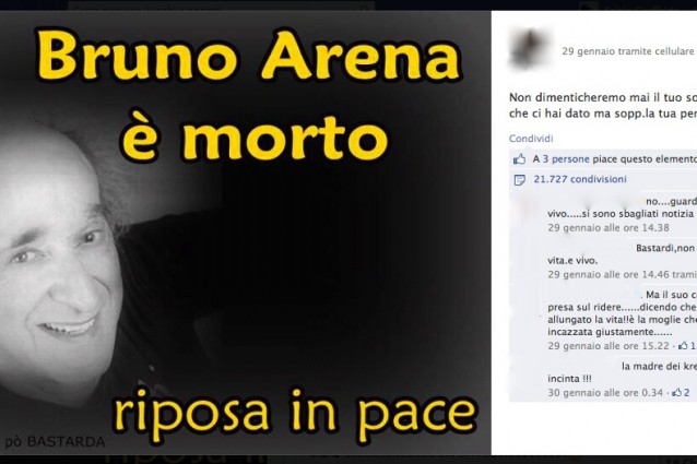 bruno arena morto