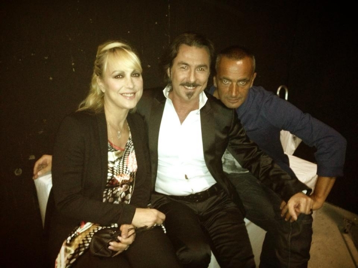 Celentano, Cannito e Zanforlin ad Amici 2013