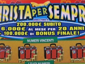 Per le nozze ricevono 5000 ?Gratta e vinci?: sposi vincono oltre 600mila euro