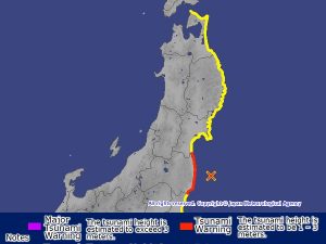 Giappone, fortissimo terremoto: 7.3 magnitudo. Allerta tsunami a Fukushima