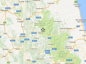 Nuova scossa di terremoto tra Umbria, Marche e Lazio: epicentro a Norcia