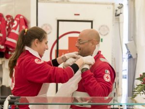 Carlo e Alessandra, in viaggio di nozze tra i terremotati di Camerino