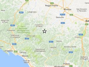 Terremoto, forte scossa di magnitudo 4.0 in Emilia Romagna