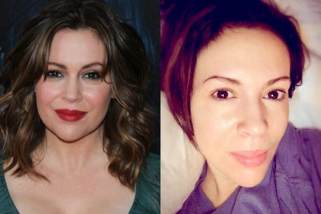 Alyssa Milano senza trucco a 44 anni: l'attrice di 