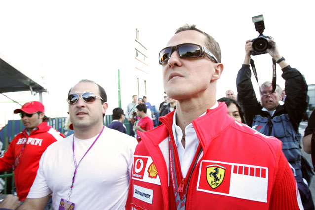 Michael Schumacher ? Photo credit should read MAURICIO LIMA/AFP/Getty Images