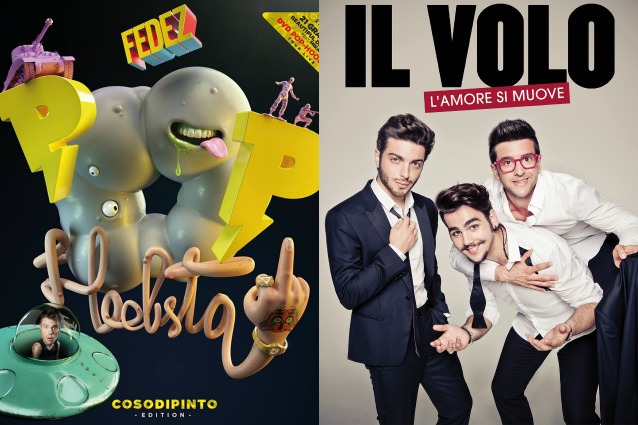 Fedez scalza Il Volo e riconquista la prima posizione in una top 5 tutta italiana