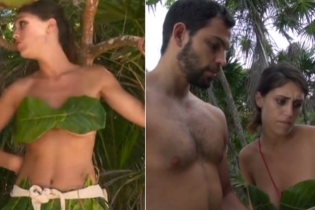 Cecilia Rodriguez sull'Isola è nuda ma coperta di foglie, ecco perché può.