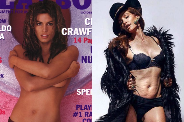 Cindy Crawford in intimo mostra le smagliature: 