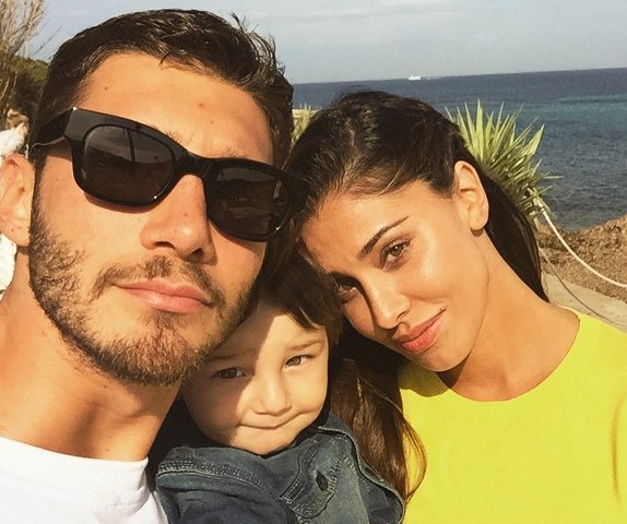 Belén e Stefano con il piccolo Santiago