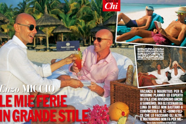 Enzo Miccio presenta il compagno Riccardo: 
