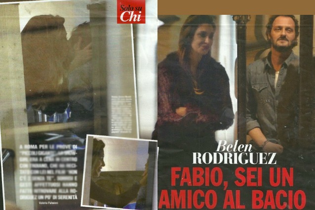 Il bacio di Belén Rodriguez a Fabio Troiano, c'è lui a consolarla dopo Stefano