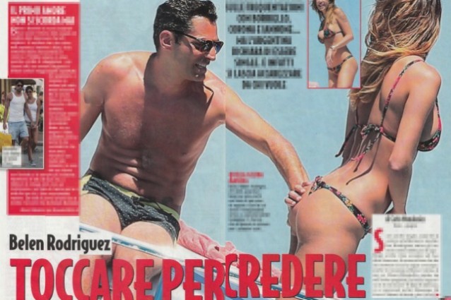 Palpata sul sedere a Belen, ma la 