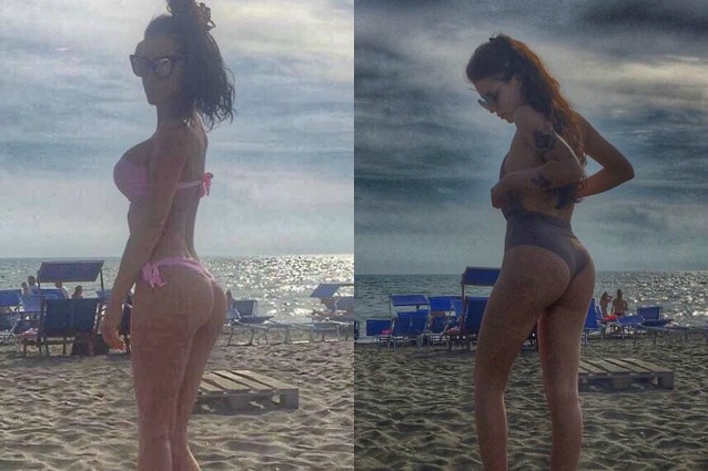Antonella Mosetti e Asia Nuccetelli, madre e figlia come sorelle: la sfida ? in bikini