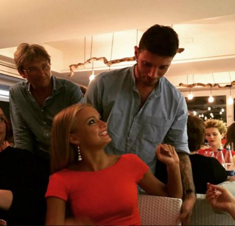 Stefano De Martino con Mercedesz Henger