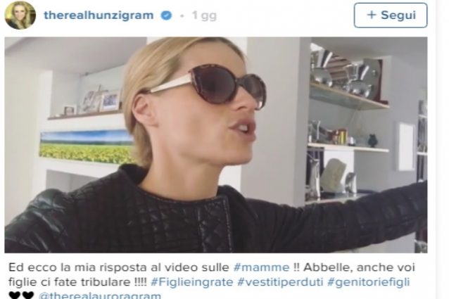 Michelle Hunziker risponde ad Aurora