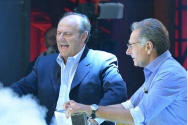 Bonolis e Scotti insieme alla conduzione di 