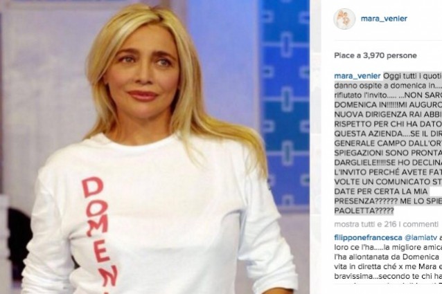 Mara Venier rifiuta l'invito di Paola Perego a Domenica In: 