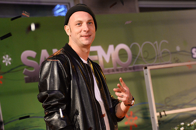 Clementino al Festival di Sanremo 2016 (LaPresse)