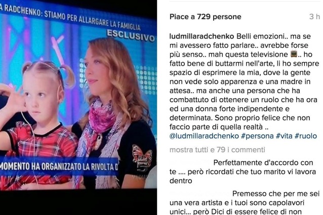Ludmilla Radchenko dopo l'intervista di Barbara D'Urso: 